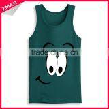 Bulk Cheap Price Latest Pattern Mens 100 Cotton Designer Casual Burnout Tank Top thumbnail-1