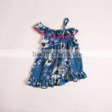 S17618A Kids Party 2017 Casual Sleeveless Model Baby Girl Summer Dress thumbnail-5