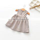 S33545W Lovely Kids Baby Girl Sleeveless Cartoon Cotton Party Dress thumbnail-4