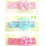 Wholesale Various Colors Flower Baby Headbands for Girls Hair Acessories Europeanstyle New Styles Cute Kids Baby Girls Headband thumbnail-1