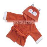 Fashion Designs Hooded Animal Modeling Baby Bathrobe Cartoon Baby Towel Character Kids Bath Robe Infant Beach Towels thumbnail-4