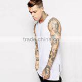 OEM Summer Wholesale Black Polyester Fashion Athletic Men Tank Top, Fitness Tank Top thumbnail-3