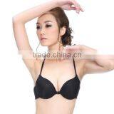 Women's Stretchy Halter Full Transparent Lace Bralette Bra Top thumbnail-2