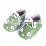 Cute Cat Design Leather Baby Moccasin thumbnail-5