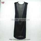 Black Halter Dress Ladies Simple Fashion Sexy Sweater Girls Party Dresses thumbnail-2