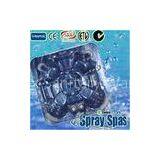 220V / 23A, RCD Protected Circuits, Acrylic Shell Square Massage Hot Tub Seats Spa thumbnail-1