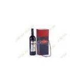 Delicate Single Bottle Packaging Paper Cardboard Wine Box With Lid And Bottom