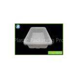 White Color PET Biodegradable Food Packaging , Hard Blister Tray thumbnail-1