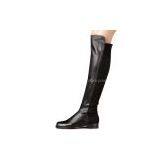 LOTOYO Leather and Suede High Knee Womens Boot LTYK0021 thumbnail-2