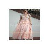 V-Neck Diamante Changeable Silk Prom Dresses thumbnail-1
