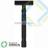 Incredible Design Stainless Steel Safety Razors | Matte Black Color | Easy & Comfortable Grip thumbnail-6