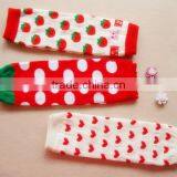 Wholesale Rainbow Striped Print Children Posh Kids Knitted Leg Warmer Cotton Baby Leg Warmer thumbnail-5