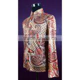 Fancy Retro Designs Long Sleeves Shirts Casual Floral Prints Dancing Cowboy Shirts Button Downed Custom Labelled Hawaiin Shirts thumbnail-5