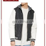 Newest Style Quilting Mens Hooded Bomber Jacket Wholesale