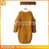 Women Heavy Chunky Wool Handmade Cardigan Sweaters thumbnail-2