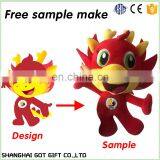Customized Plush Toys Custom Services to Enterprise Mascot Dolls Can Print Logo thumbnail-1