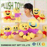PP Cotton Filling and Adults Age Group Custom Plush Emoji Pillows thumbnail-6