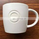 Customs Printing White Plain Ceramic Mug thumbnail-1