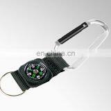 Navigation Compass Keychain Carabiner Keychain With Webbing thumbnail-3