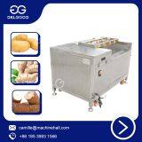 Brush Type Potato  Cleaning Peeling Machine Stainless Steel Fruit Washing Machine