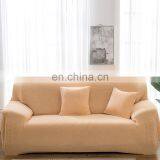 Soft High Stretch Solid Sofa Slipcover Machine Washable Spandex Sofa Covers thumbnail-6