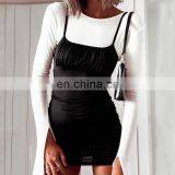 2020 Hot Selling Sexy Woman Clothing Latest Customized Design Adjustable Strap Bodycon Party Dress thumbnail-6