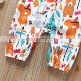 0-24M Newborn Kids Baby Girls Lace Sleeveless Cotton Romper Zoo Fox Cartoon Jumpsuits Cute Lovely Outfits Clothes thumbnail-4