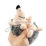 Stuffed Grey and Yellow Toy Puppy Stocked Wholesale Pet Dog Toy Plush Hedgehog thumbnail-4