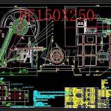 PE150X250 jaw crusher drawings\ Full\Machining drawings