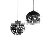 Northern Europe Single E27 Black Iron Modern Kitchen Chandelier Pendant Lights thumbnail-1