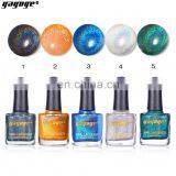 Black Red Glisten Holographic 12Ml Organic Nail Polish Display thumbnail-3