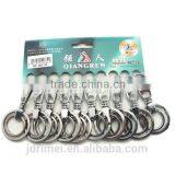 Black Titanium Car Keychain Ring Chain Holder Keychain Keyring Keytag Auto Logo Car Keychain