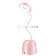 2020 Amazon 3 Modes Dimmable Usb Charging Wireless LED Desk Lamps for Kids Study Reading