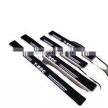Led Door Sill Plate Strip for Volkswagen T-roc Dynamic Sequential Style Step Light Door Decoration Step thumbnail-1