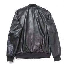 Men's Cowhide Baseball Jacket thumbnail-2