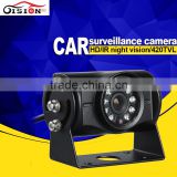 gision digital color ccd ir d&n waterproof outdoor camera motion detection car camera
