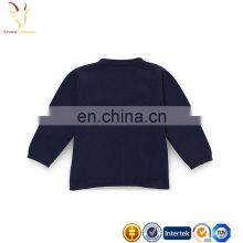 Pure Color Cashmere Kids Knitwear Wool Sweater Cardigan thumbnail-2