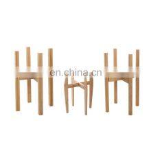 Retro Eco Friendly Bamoboo Corner Plant Stand Gardening Plant Stand Adjustable for Outdoor Indoor Garden Supplies Decorative thumbnail-1