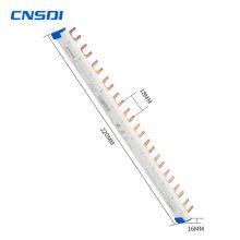 CNSDI Fork Type 63A Copper Comb Busbar With 12 Modules for Circuit Breaker thumbnail-2