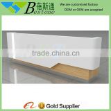 Wood cash counter for shop