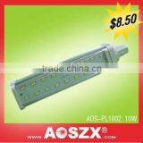 best seller! Aluminum 1000LM 10w E27 220v smd CFL style 180 degree lamp socket pl