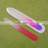 Whlosesale Glass Nail File Customized Logo PVC Bag w Glass Material Nail File thumbnail-2