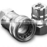 Quick-release coupling for agricultural machinery