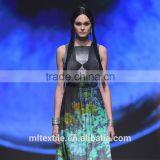 Printed Silk Chiffon Fabric With Flower Pattern Pure Chiffon Fabric Price per Meter