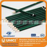 Custom Wooden HB Pencils, Black & Green Striped, End Dipped thumbnail-4