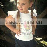 Custom Sweet Kids Sublimation t Shirt Baby Girls Cartoon T-shirt thumbnail-1