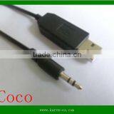 Hot Selling DC3.5M to USB AM TTL With FTDI Cable High Quality