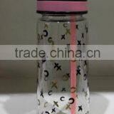 2016 Hot Selling TRITAN Water Bottle With Ice Stick Plastic TRITAN Water Bottle With Handle