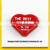 Fashion Heart Shape Tin Box Wedding Gifts Box / Weeding Gift Tin Box