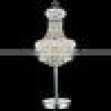 Modern Decorative Table Lamp Clear Crystal Table Top Chandelier for Centerpieces Weddings Reading Lamp for Home thumbnail-3